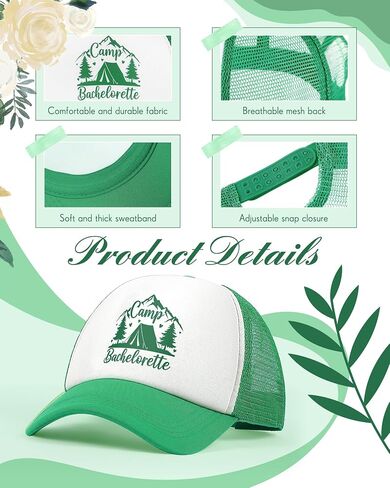 10 Pcs Let's Go Girls Mesh Trucker Hats for Women Hot Pink Trucker Cap Polyester Mesh Baseball Cap for Bachelorette Party Bridal Shower Favors in Saudi Arabia