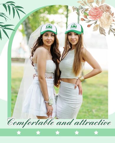 10 Pcs Let's Go Girls Mesh Trucker Hats for Women Hot Pink Trucker Cap Polyester Mesh Baseball Cap for Bachelorette Party Bridal Shower Favors in Saudi Arabia
