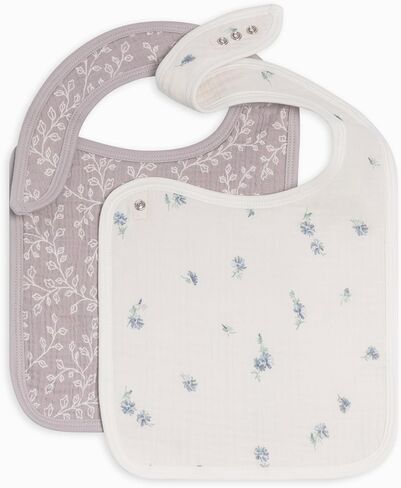 Colored Organics - 2-Pack Organic Cotton Baby Bibs - Bibs for Baby Girls & Boys in Saudi Arabia