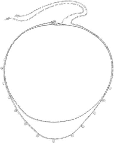 Dainty Multilayered Body Chains Gold Silver Boho Layered Beach Waist Chain CZ Adjustable Bikini Belly Chain Jewelry Accessories for Women Sexy Summer Birthday Gift Friendship in Kuwait