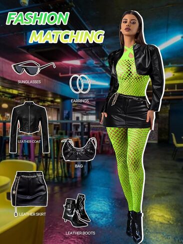 Buitifo Woman Sexy Lingerie Nightwear Halter Body Stocking One Piece Fishnet Mini Top and Tights in Saudi Arabia