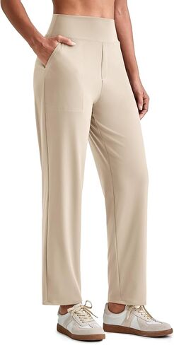 G4Free ShiftReady Womens Ankle Dress Yoga Pants with Pockets Stretchy Business Casual Slacks Work Trousers Travel Pant in Saudi Arabia