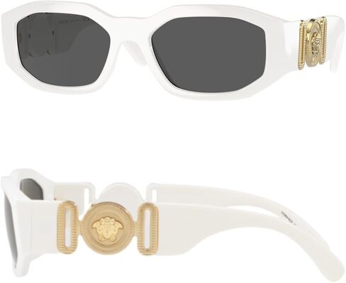 Versace VE4361 Oval Heart Sunglases للرجال - إطار مع المعابد ، و eshades heyewear مجموعة in Saudi Arabia