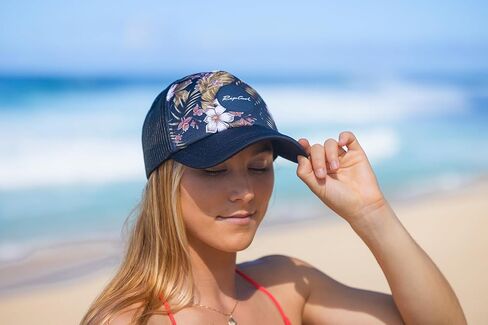 Rip Curl Women's Trucker, Baseball Hat with Adjustable Snapback and Curved Brim for Sun Protection in Kuwait