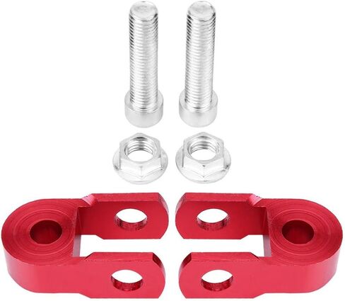 موسع الصدمة الخلفية ، Aramox 2PCS Riser Riser Universal Motorcycle Dister High Damping Shiceen Pad Pad Chassis Riser مع مسامير حمراء in Kuwait