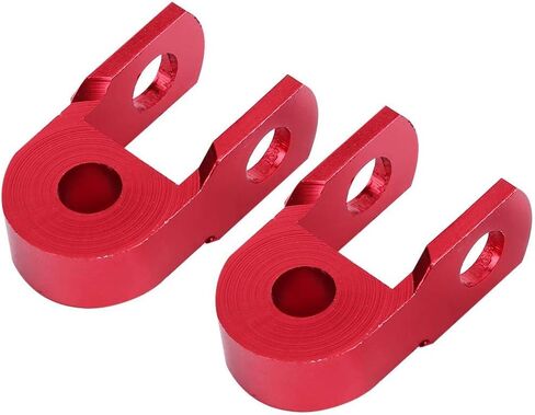 موسع الصدمة الخلفية ، Aramox 2PCS Riser Riser Universal Motorcycle Dister High Damping Shiceen Pad Pad Chassis Riser مع مسامير حمراء in Kuwait
