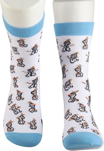 LEVLO Snowman Olaf Socks Olaf Fans Gift Samantha Olaf Socks Olaf Merchandise in Saudi Arabia