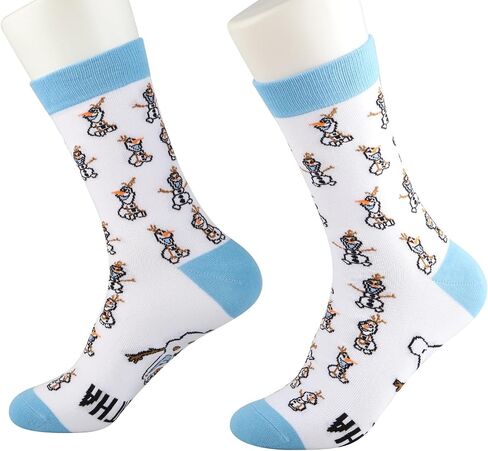 LEVLO Snowman Olaf Socks Olaf Fans Gift Samantha Olaf Socks Olaf Merchandise in Saudi Arabia