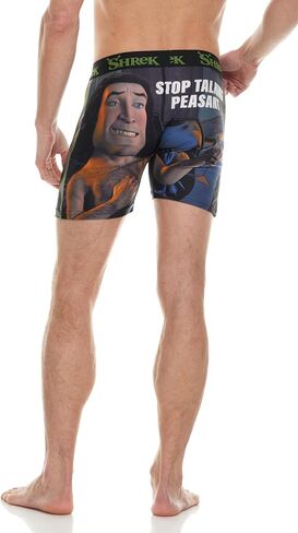 Shrek Men's Boxer Briefs - No Fly, Anti-Chafing Stitching, Comfort Shaped/Cotton Lined Crotch in Saudi Arabia