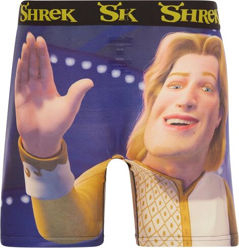 ملخصات الملاكمة للرجال Shrek - لا ذبابة ، خياطة مضادة للتسجيل ، وتصطف على شكل الراحة/القطن. in Saudi Arabia