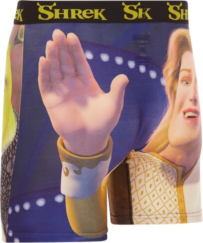 ملخصات الملاكمة للرجال Shrek - لا ذبابة ، خياطة مضادة للتسجيل ، وتصطف على شكل الراحة/القطن. in Saudi Arabia