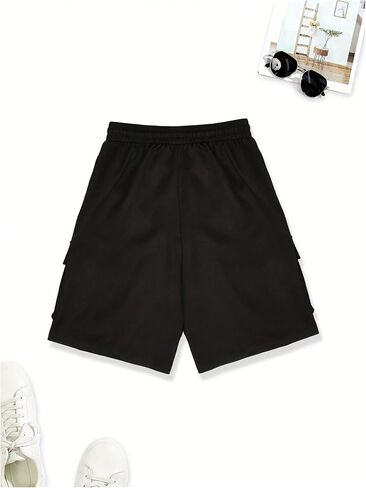 Men's Casual Cargo Shorts Drawstring Waist Outdoor Travel Hiking Shorts with Multi Pockets in Saudi Arabia