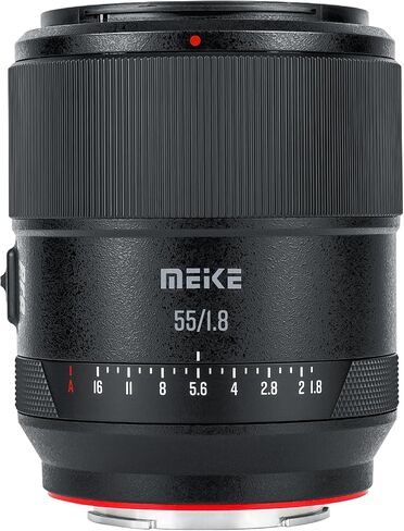 عدسة كاميرا Meike 55 مم F1.4 بتركيز تلقائي STM APS-C لكاميرات Sony E-Mount A6300 A6100 A6000 A6600 A6500 A6400 A6700 ZVE10 A7III A7RIII A7SII A7II A9 A7 in Kuwait