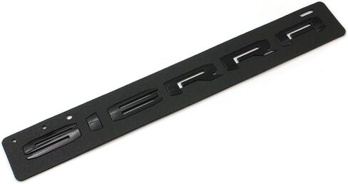 6PCS Black Red AT4 HD Emblems Sierra Letters Compatible with 2019-2024 Sierra 2500HD 3500HD (Black Red) in Saudi Arabia