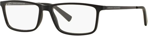 Armani Exchange Men's Ax3027f Low Bridge Fit Rectangular Prescription Eyewear Frames in Saudi Arabia