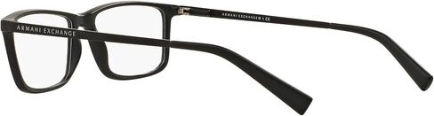 Armani Exchange Men's Ax3027f Low Bridge Fit Rectangular Prescription Eyewear Frames in Saudi Arabia