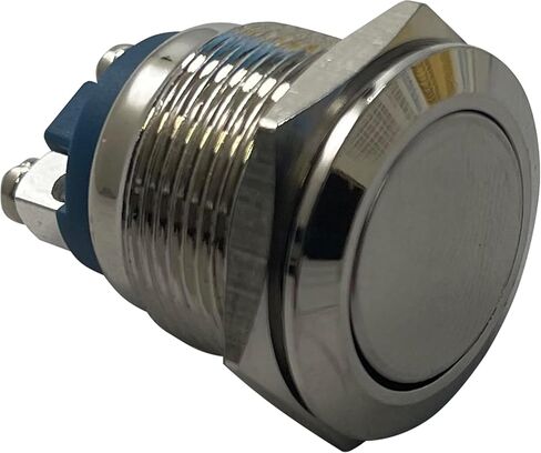 Sherco-Auto Stainless Steel Ignition Starter Momentary Push On Button Switch - 19 MM 12V in Saudi Arabia