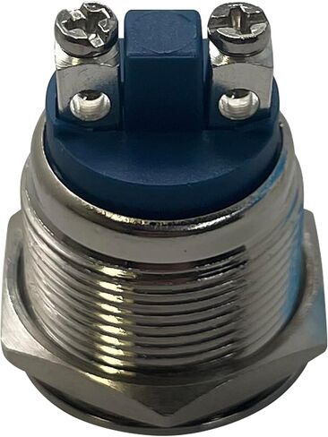 Sherco-Auto Stainless Steel Ignition Starter Momentary Push On Button Switch - 19 MM 12V in Saudi Arabia