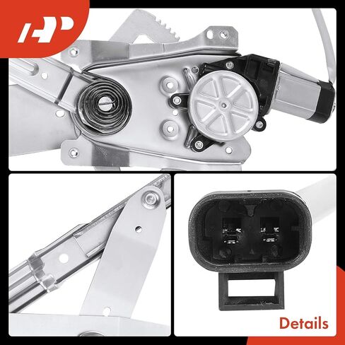 A-Premium Power Window Regulator with Motor Compatible with Saturn SL SL1 SL2 1996-2002 SW1 1996-1999 SW2 1996-2001 Front Left Driver Side in Kuwait