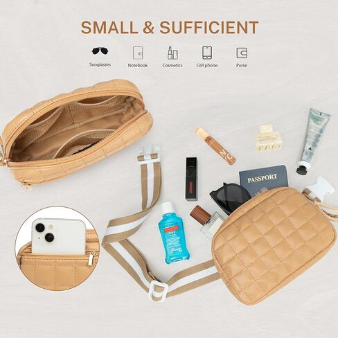 أكياس Viva Terry Saddle Crossbody للنساء ، Pu Leather Saddle Satchel Bag Pack و Cross Body Pres (White) in Kuwait