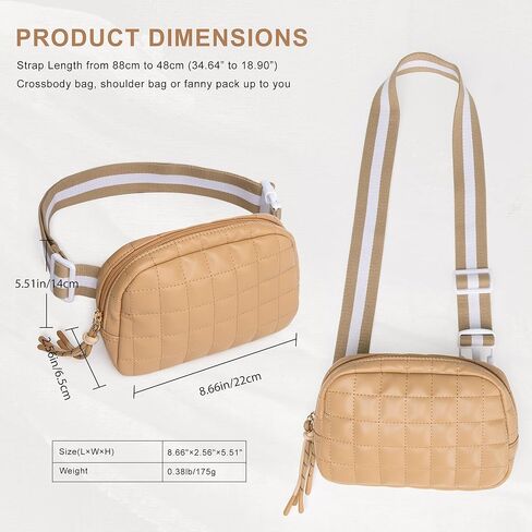 أكياس Viva Terry Saddle Crossbody للنساء ، Pu Leather Saddle Satchel Bag Pack و Cross Body Pres (White) in Kuwait