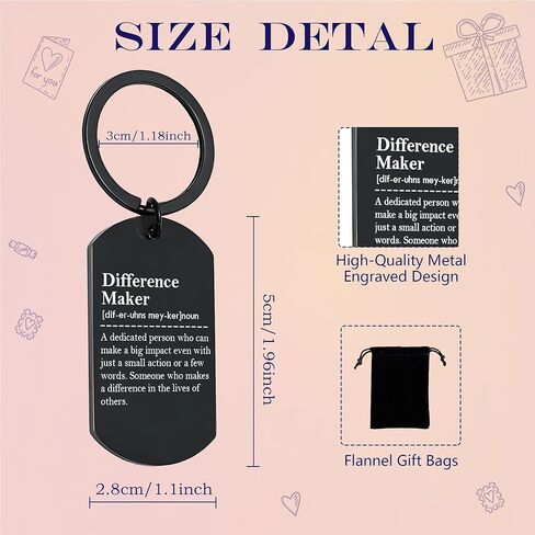 NATSUNO Inspirational Keychain, Inspirational Encouragement Uplifting Gifts for Women Men in Saudi Arabia