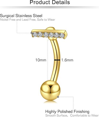 QWALIT Belly Button Ring Silver Gold Belly Rings Surgical Stainless Steel Belly Button Rings for Women Belly Button Piercing Jewelry Hypoallergenic Dangle Belly Button Ring Clicker Belly Ring Dangling in Saudi Arabia