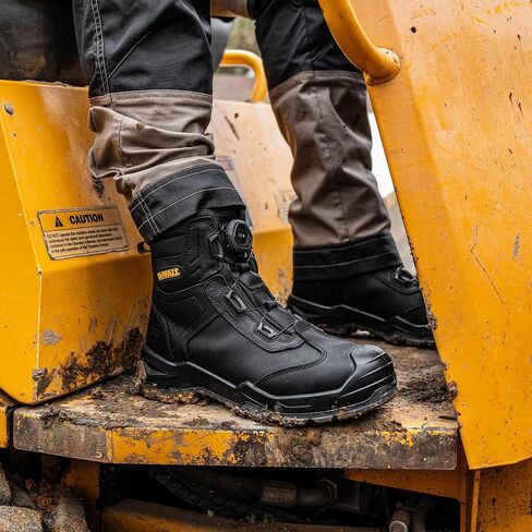 نظام DEWALT Richardson الرجالي BOA Fit System، جلد نوبوك، مقاوم للماء، مقدمة فولاذية، حذاء عمل آمن in Saudi Arabia