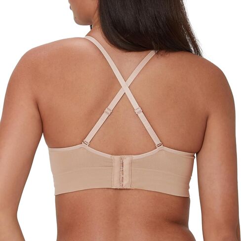 Maidenform Women's M Balconette Bralette ، حمالة صدرية لاسلكية ناعمة ، وأشرطة قابلة للتحويل 8 اتجاهات in Kuwait