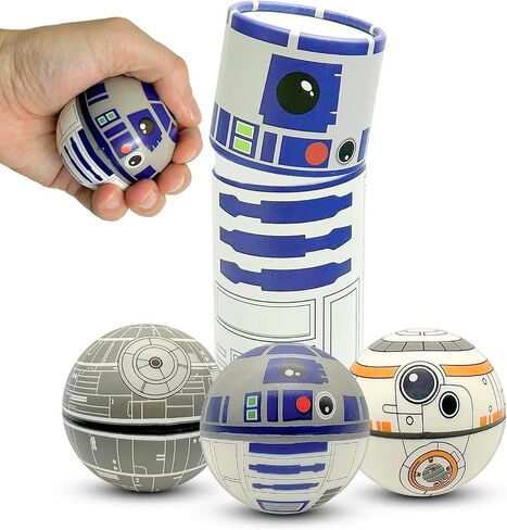 StarWar Squishy Balls Set - Pop Fidget Toy for Kids and Adults, Stress Relief Fidget, Stress Ball Use for Play/ Decor/ Help Relieve Stress/ Improve Concentation and Focus [Super Soft] in Saudi Arabia