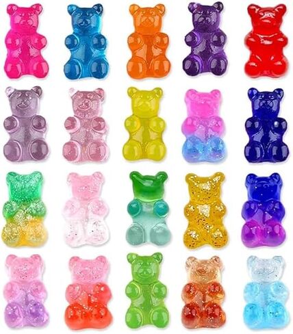 Cute Gummy Bear Shoe Charms for Clog Pins Colorful Shoe Decoration for Girls Woman Gift Favors in Saudi Arabia