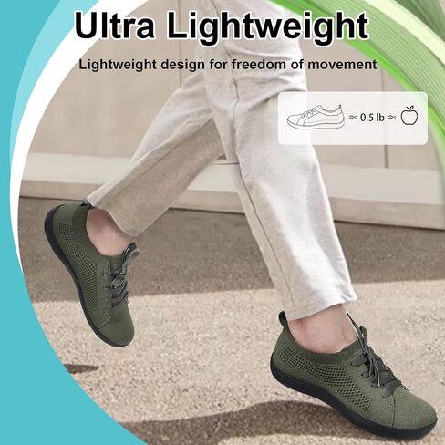 JOINFREE Mens Wide Toe Barefoot Shoes Minimalist Walking Shoes Zero Drop Mesh Workout Sneakers Breathable Casual Running Shoes in Kuwait