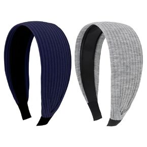 2 Pack Non-Slip Extra Wide Headbands for Women, Large Head Bands for Women's Hair, Thick With Teeth Hair Accessories