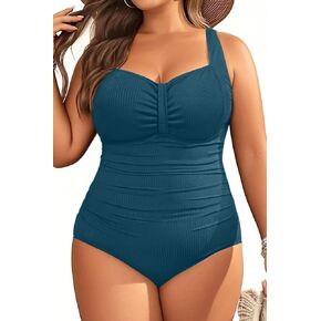 Aqua Eve Plus Size قطعة واحدة للسباحة للنساء