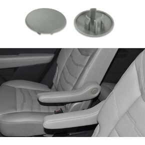2PCS Armrest Cover Cap, Replaces 15279689 Left or Right Rear Bucket Seats Arm Rest Handle Trim Bolt, Car Accessories Seat Parts Repacement for 07-19 Chevy Tahoe Escalade (Black)