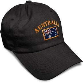 Speedy Pros Soft Baseball Cap Australia Flag Flags World Cup Soccer Cotton Embroidered Dad Hats for Men & Women