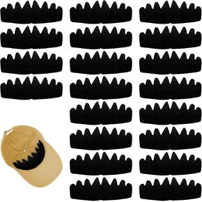 10pcs إدراج Shaper قبعة أسود ، قبعات البيسبول القابلة للغسل ، إدراج صائغات ، ودعم القبعة المشكل المشكل ، والقبعات المرنة القابلة لإعادة الاستخدام للعرق لبطانة Snapback Caps Caps Sports Caps
