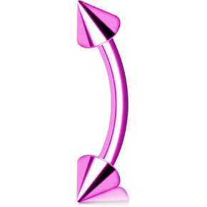 Titanium 16G Eyebrow Rings internally threaded Ball Nose Septum Hoop Earring Eyebrow Tragus Lip Rings Daith Helix 6-12mm Smily Piercing Jewelry for Women Men