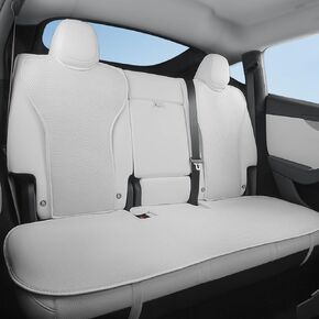 Rear Seat Cushion for Tesla Model Y Juniper 2025 Car Back Seat Cover Soft and Non-Slip Car Seat Bottom Protector for Model Y Launch Series Accessories, White
