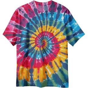 Nutany Tie Dye Shirt for Kids, Hippies Senior Tie Dye T-Shirt Short Sleeve for Boys and Girls