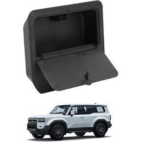smabee Center Console Armrest Hidden Organizer for 2024 2025 Toyota Land Cruiser 250 Prado LC250 J250 Armrest Storage Insert Box Accessories Black
