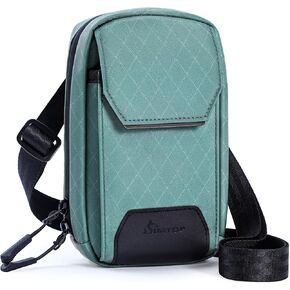 Crossbody Bags for Women Cell Phone Crossbody Wallet Purses Nylon Diamond Quilted Fabric Shoulder Strap Waterproof Zipper