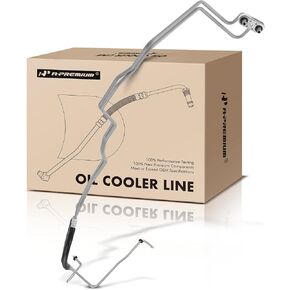 A-Premium Automatic Tommormatic Oil Cooler Assoler Assembly متوافق مع شيفروليه إكسبريس 2500/Express 3500 2010-2019 ، Express 4500 2017-2019 & GMC Savana 2500 2010-2019 ، Savana 3500 2009-2019