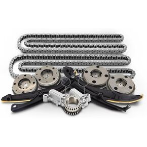 Auto Parts Prodigy 17-23 3.5L Ecoboost Engine Timing Chain Kit with VVT Gear Sprocket Compatible With Ford F150 Expedition 3.5L Ecoboost Lincoln Navigator 3.5L V6 DOHC 2017-2023