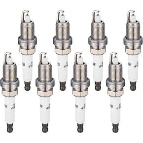7781 Iridium Spark Plugs 8 Pack - Compatible with Chrysler 300 Pacifica Sebring Town & Country Compatible with Dodge Avenger Challenger Charger Grand Caravan Journey Magnum Nitro, VW Routan