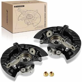 A-Premium 2 x Front Left and Right Steering Knuckle & Wheel Bearing Hub Assembly Compatible with Toyota Camry 2012-2017, Avalon 2013-2016, Driver and Passenger Side