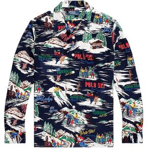 POLO RALPH LAUREN Men's Classic-Fit Ski-Print Corduroy Shirt