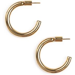 Bestow Large Gold Hoops Earrings for Women, 18K Hypoallergenic, Lightweight, Classic Big Hoops, Modern Large Hoop Earrings, Perfect for Everyday Wear and Special Occasions
