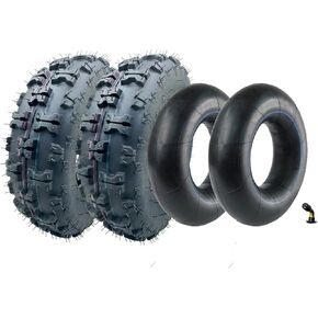 4.10-4 4.10/3.50-4 410-4 إطار مع الأنبوب الداخلي ل ATV 4 Wheelers GO KART MOWN MOWN BLOWER TRACK TRACT