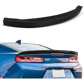 Scitoo ABS Soilder للفترة 2016-2020 لـ Chevrolet Camaro Trunk Spoiler Rip Lip Kit ، جناح المفسد الخلفي ، مجموعة المفسد الخلفي الخلفي للمفسد الخلفي (أسود لامع)